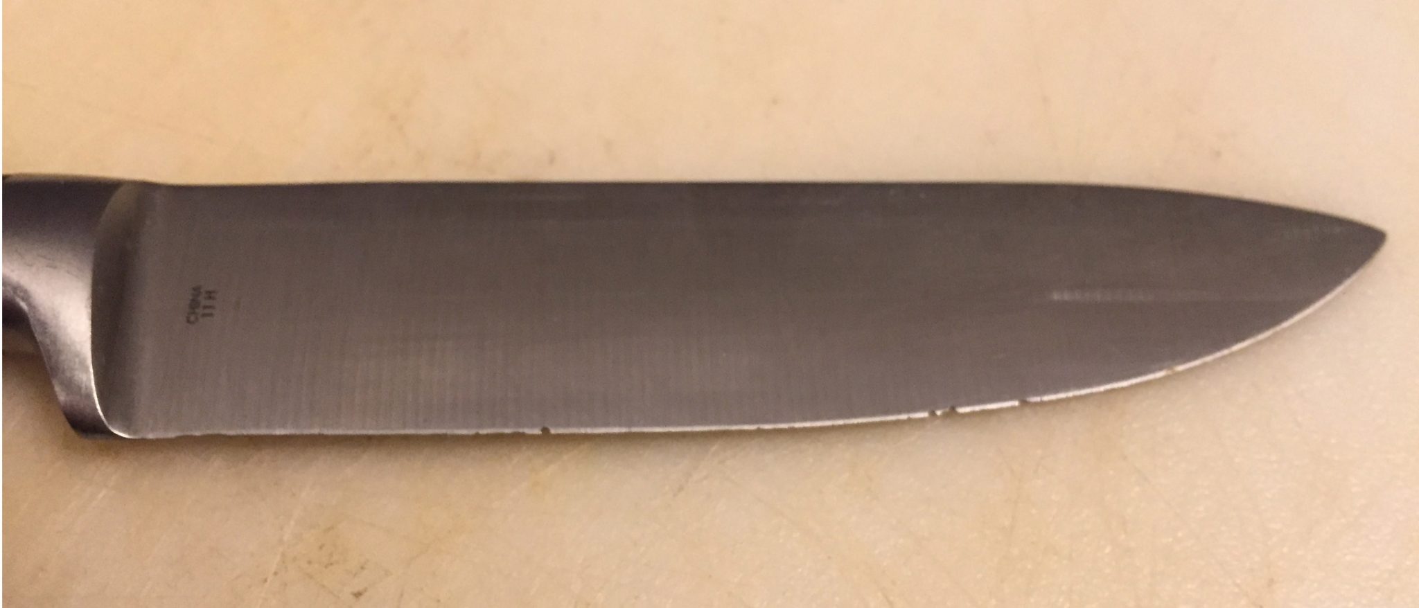 Kitchen Knife Care - Damaged Knife Blade